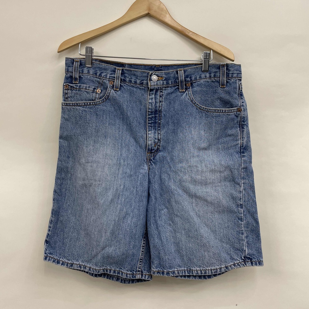 Levi's 550 36‎ relax Vintage Denim Shorts zip Closure 5-Pocket Men USA Jorts